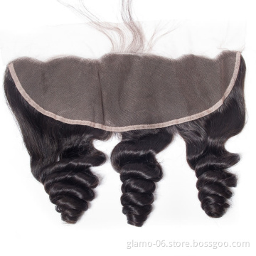 Illusion raw indian cambodian perruque thin skin lace front brazilian loose wave 13x4 18 inch frontals